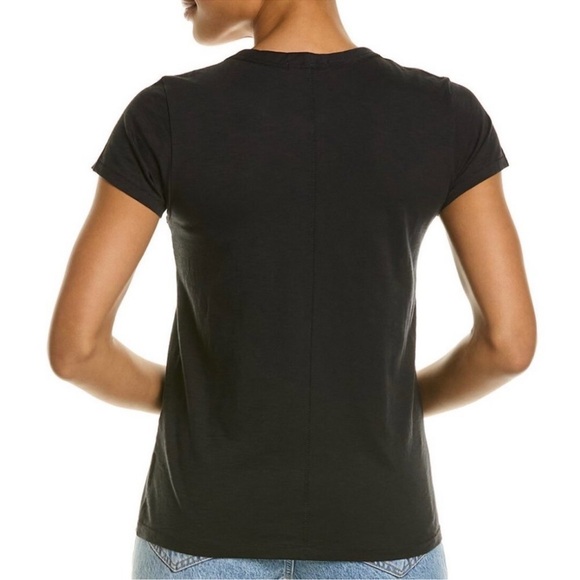 Rag & Bone Scattered Heart Tee in Black small - Picture 2 of 5